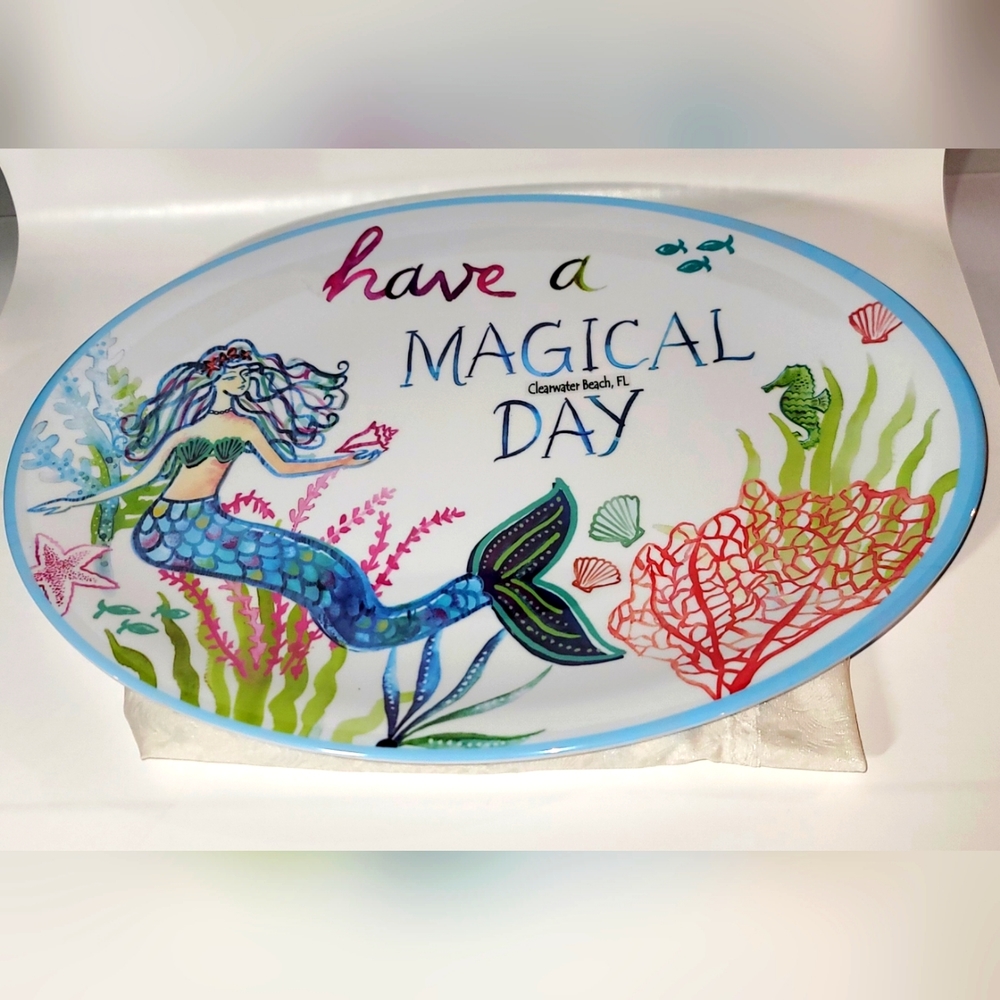 SERVING PLATE (new)  Mermaid. HAVE A